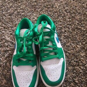 Lucky green aquatone Jordan low shoes